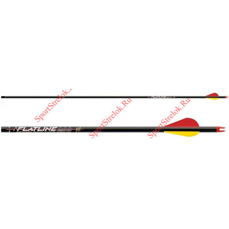 Стрелы Easton CARBON FLATLINE 500 MICROLITE NOCK AND INSERT 2"BLAZER VANES 12/PK