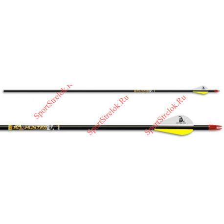 Стрелы Beman CARBON ICS BOWHUNTER 400 2" XPV VANES S-NOCK/CB INSERT 6/PK